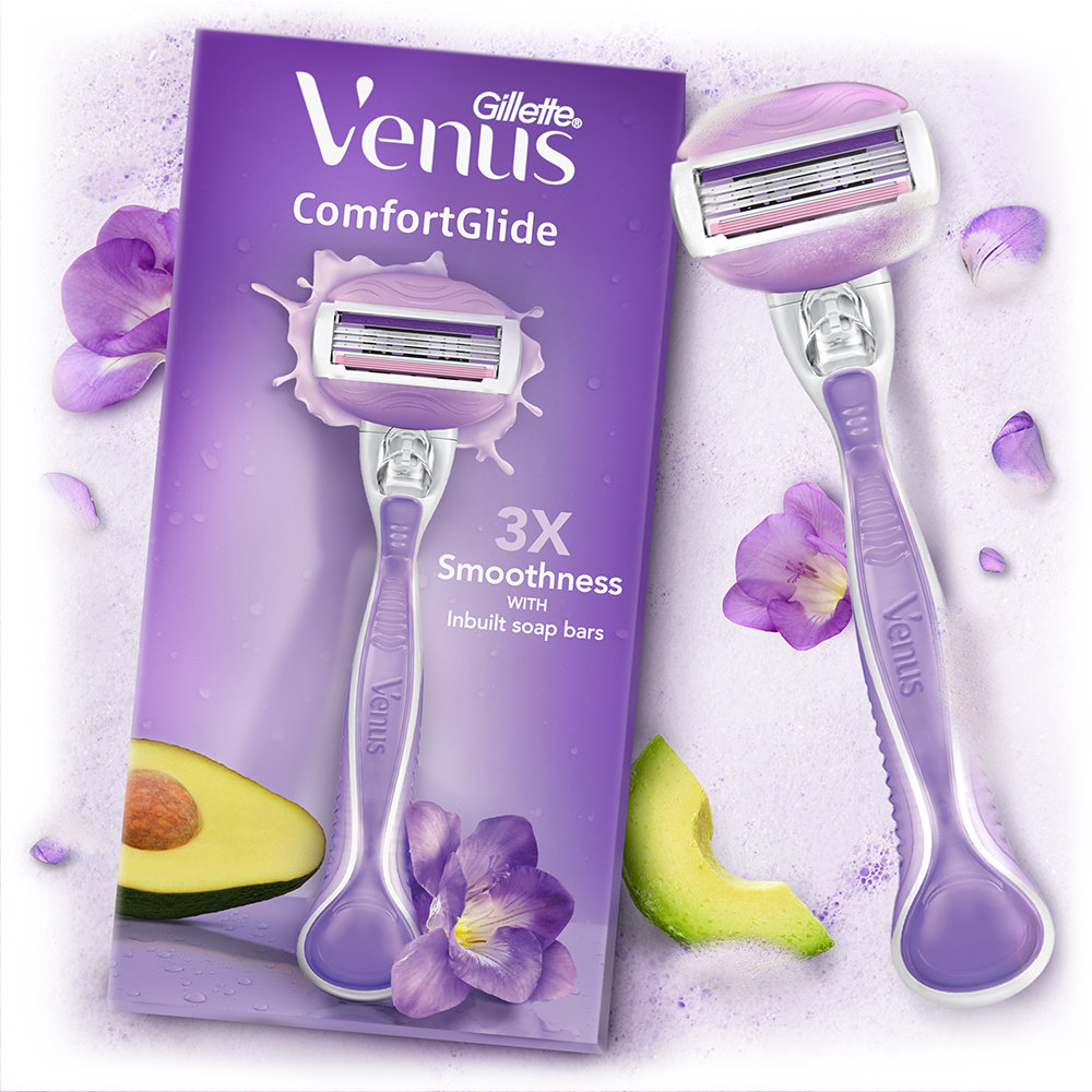 Gillette Venus Comfortglide Hair Removal Razor for Women, 1 Count, Pack of 1 Gillette Venus Comfortglide Hair Removal Razor for Women, 1 Count, Pack of 1