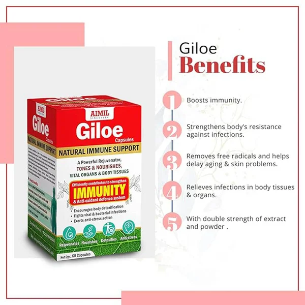 Aimil Giloe, 60 Capsules