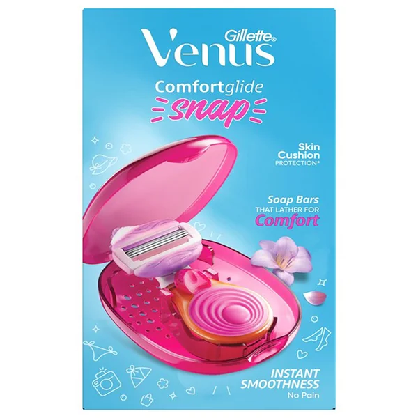 Gillette Venus Comfortglide Snap Razor With Gel Bar, 1 Count, Pack of 1