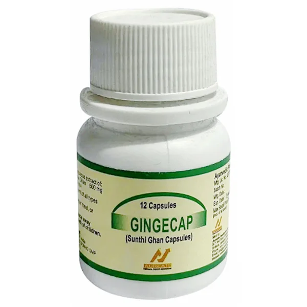 Gingecap, 12 Capsules, Pack of 1