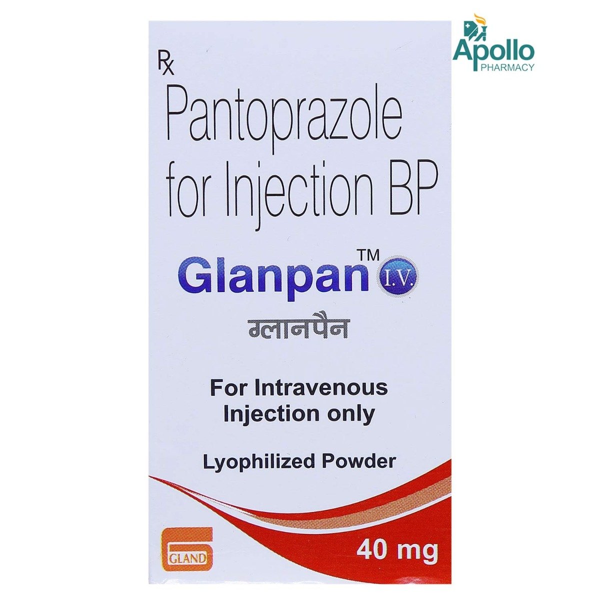 Glanpan 40 mg Injection 1's, Pack of 1 INJECTION Glanpan 40 mg Injection 1's, Pack of 1 INJECTION