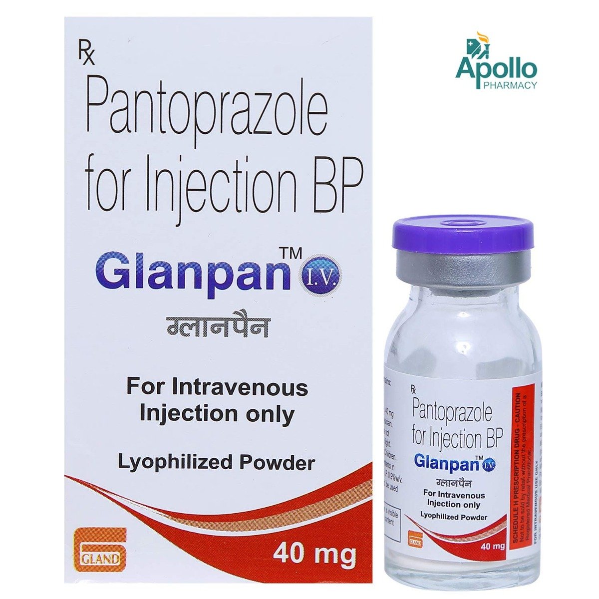 Glanpan 40 mg Injection 1's, Pack of 1 INJECTION Glanpan 40 mg Injection 1's, Pack of 1 INJECTION