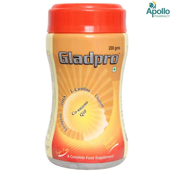Gladpro Sugar Free Vanilla Powder 200 gm