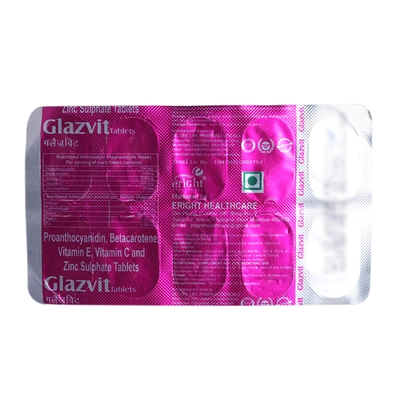 Glazvit Tablet Tablet 10's, Pack of 10 TabletS