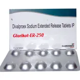 GLARIKOT ER 250MG TABLET 10'S, Pack of 10 TabletS