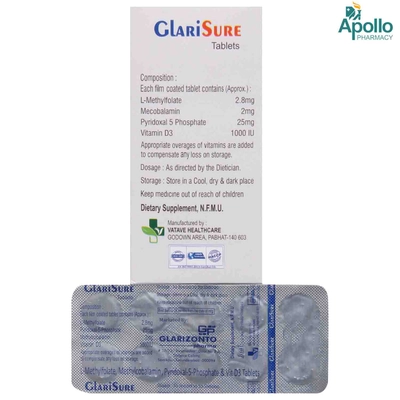 Glarisure Tablet 10's, Pack of 10 TABLETS