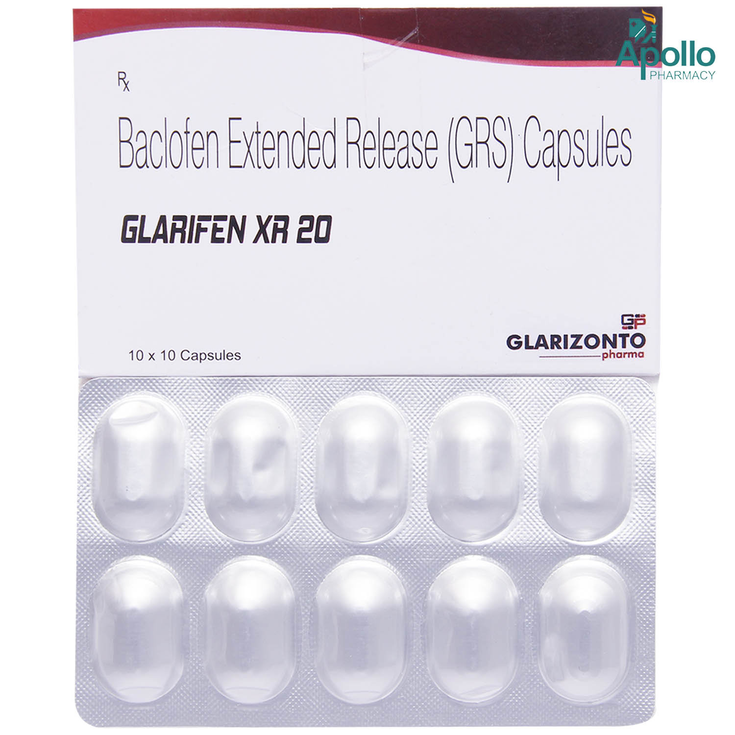 Glarifen XR 20 Capsule 10's, Pack of 10 CAPSULES Glarifen XR 20 Capsule 10's, Pack of 10 CAPSULES