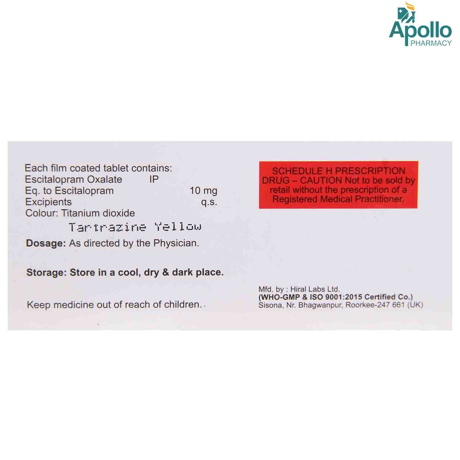 GLARIDEP 10MG TABLET 10'S, Pack of 10 TabletS GLARIDEP 10MG TABLET 10'S, Pack of 10 TabletS