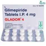 Glador 4 Tablet 15's, Pack of 15 TABLETS