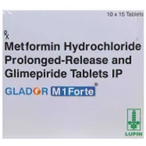 Glador M 1 Forte Tablet 15's, Pack of 15 TabletS