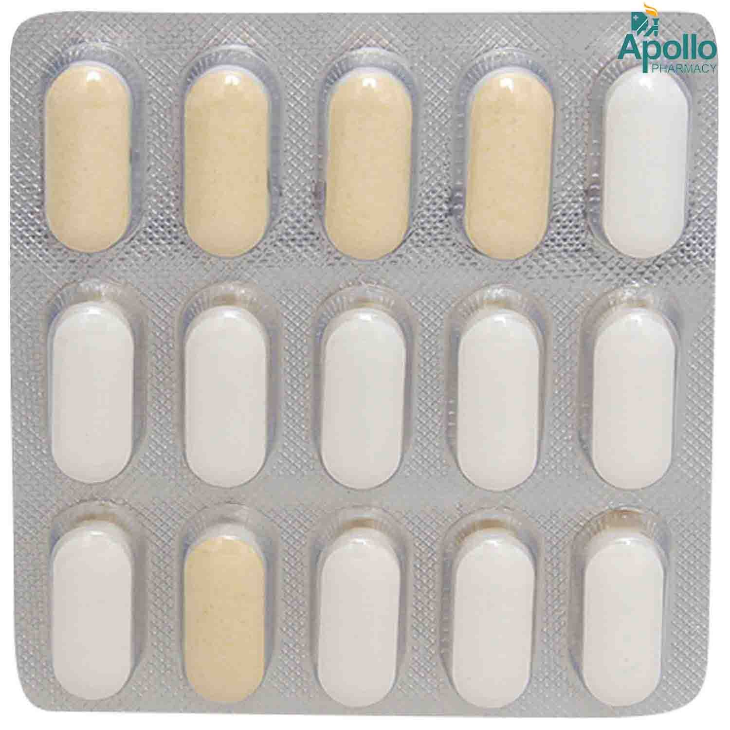 Glador M 1 Forte Tablet 15's, Pack of 15 TabletS Glador M 1 Forte Tablet 15's, Pack of 15 TabletS