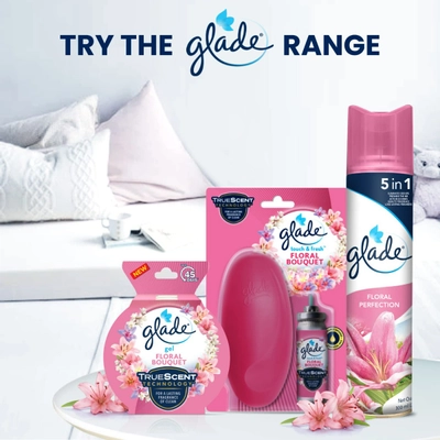 Glade Floral Bouquet Gel, 75 gm, Pack of 1