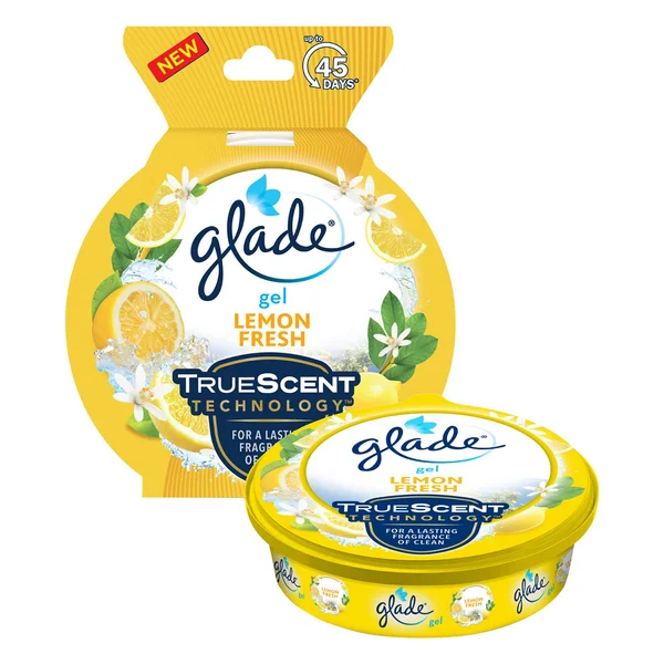 Glade Lemon Fresh Gel, 75 gm, Pack of 1