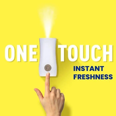 Glade Touch &amp; Fresh Lemon Fresh Aerosol, 12 ml (Dispenser + Refill), Pack of 1