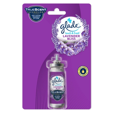 Glade Touch &amp; Fresh Lavender Bliss Aerosol Air Freshener, 12 ml Refill, Pack of 1