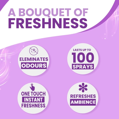 Glade Touch &amp; Fresh Lavender Bliss Aerosol Air Freshener, 12 ml Refill, Pack of 1