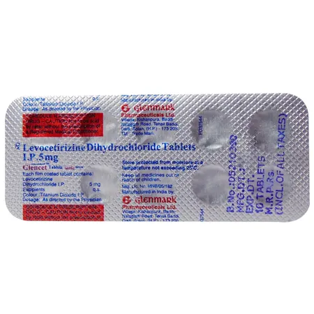 Glencet 5 mg Tablet 10's