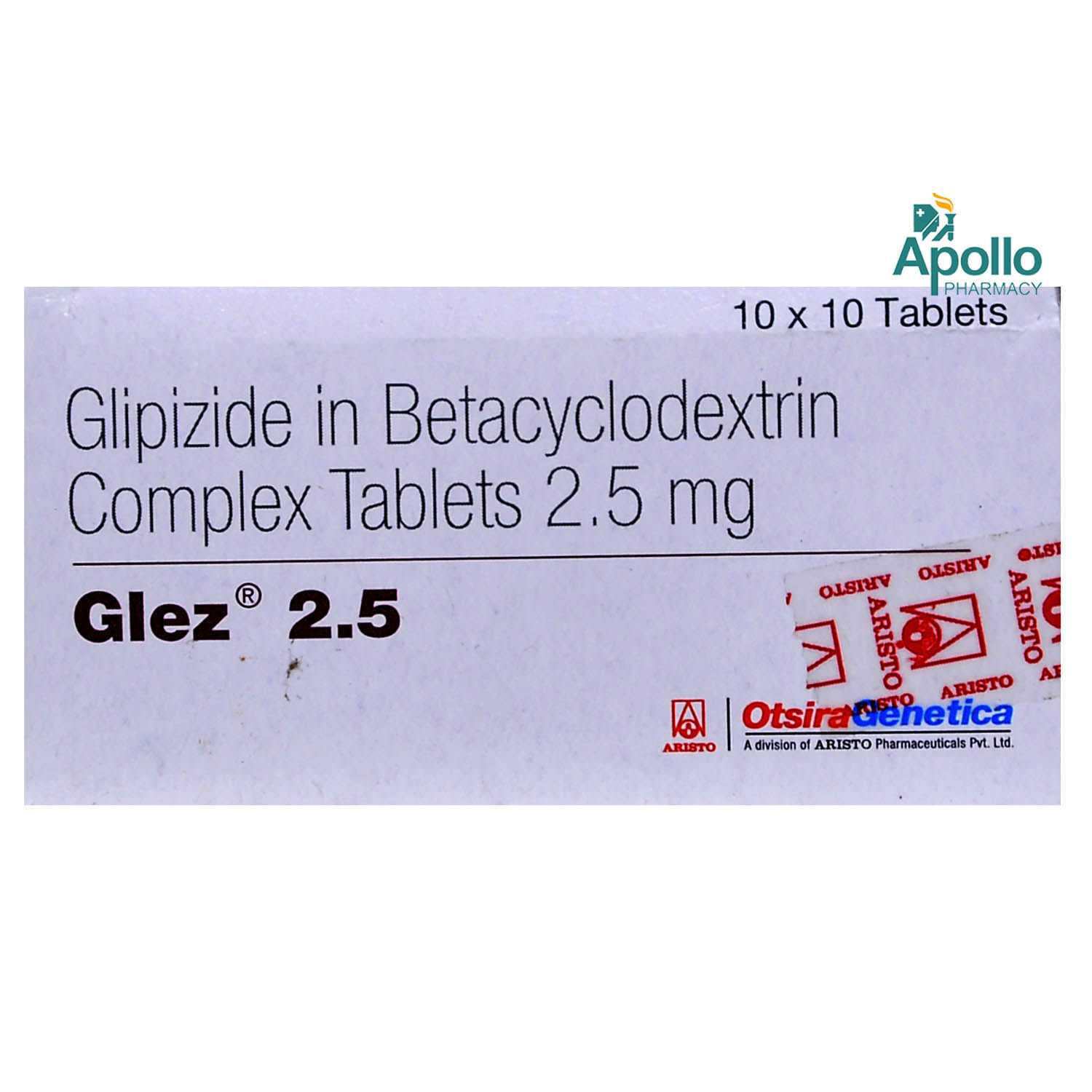 Buy Glez 2.5 mg Tablet 10's Online