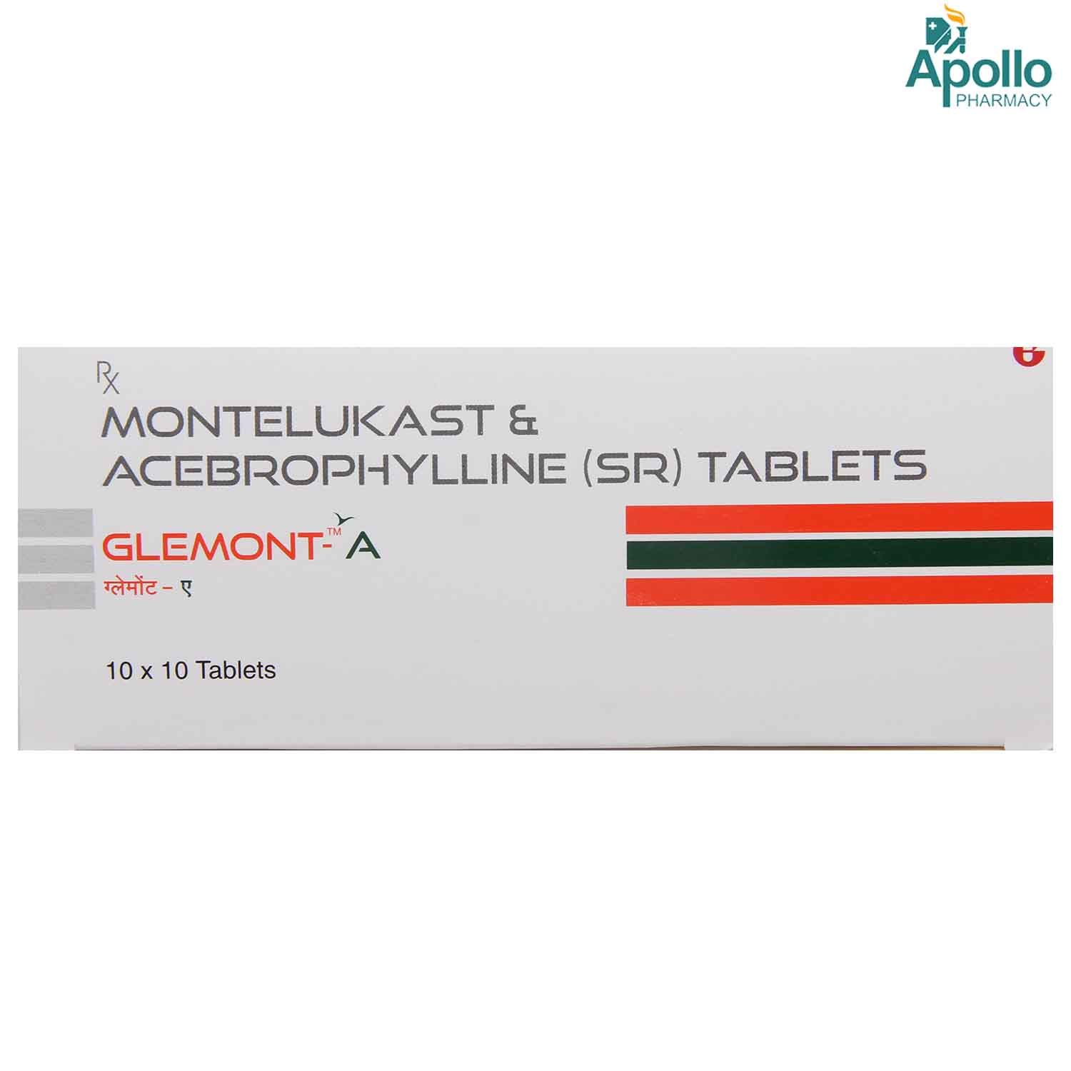 Buy Glemont A Tablet 10's Online