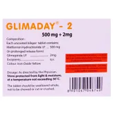 Glimaday 2 Tablet 14's, Pack of 14 TABLETS