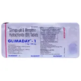 Glimaday-1 Tablet 14's, Pack of 14 TABLETS