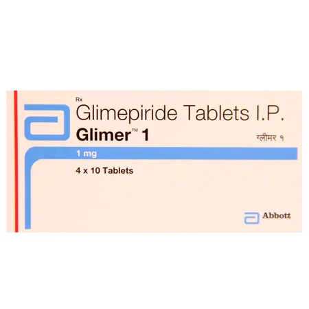 Glimer 1 mg Tablet 10's