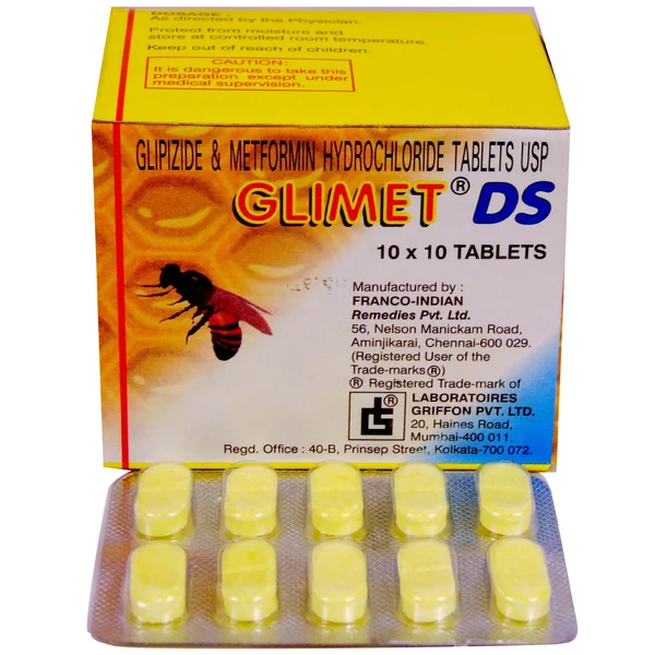 Glimet DS Tablet 10's, Pack of 10 TABLETS