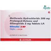 Glimulin-2MF Tablet 15's, Pack of 15 TabletS