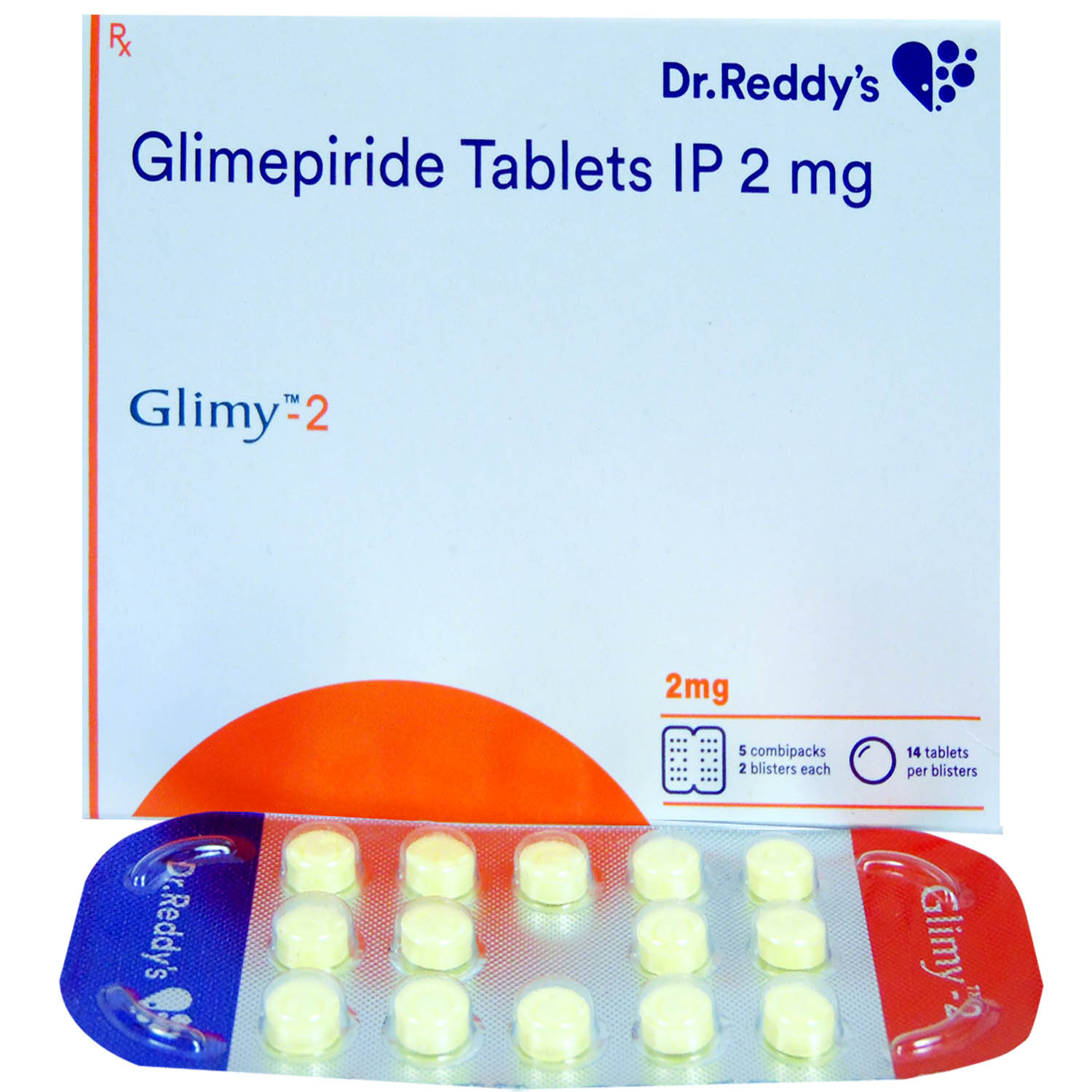 Glimy-2 Tablet 14's, Pack of 14 TABLETS
