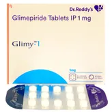 Glimy 1 Tablet 14's, Pack of 14 TABLETS