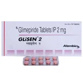 Glisen 2 mg Tablet 10's, Pack of 10 TABLETS