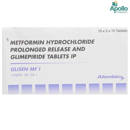 Glisen MF 1 Tablet 15's