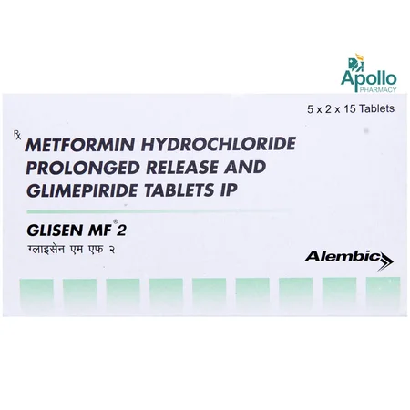 Glisen MF 2 Tablet 15's
