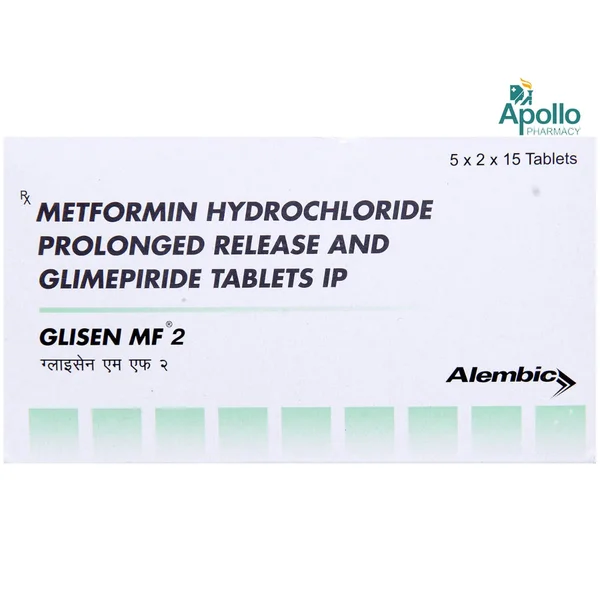 Glisen MF 2 Tablet 15's