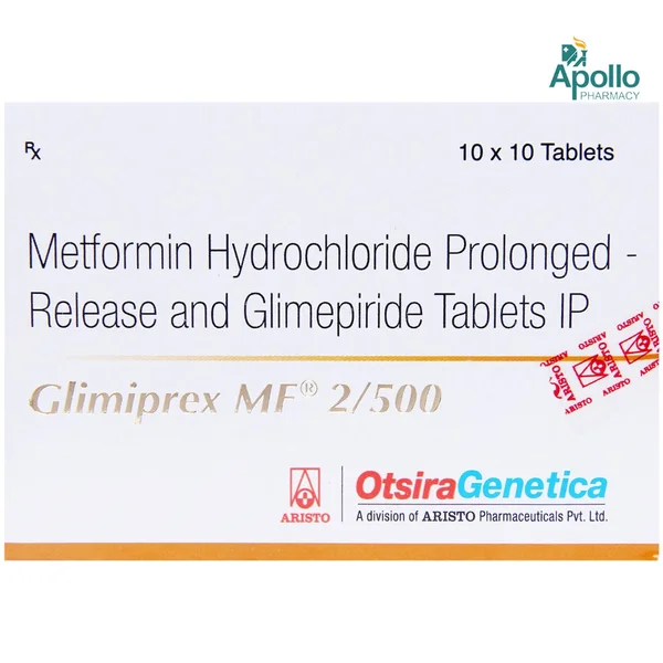 Glimiprex MF 2/500 Tablet 10's