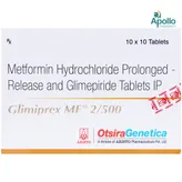 Glimiprex MF 2/500 Tablet 10's, Pack of 10 TABLETS