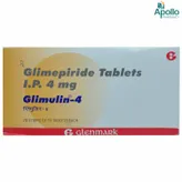 Glimulin-4 Tablet 15's, Pack of 15 TabletS