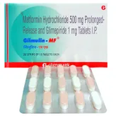 Glimulin-MF Tablet 15's, Pack of 15 TABLETS