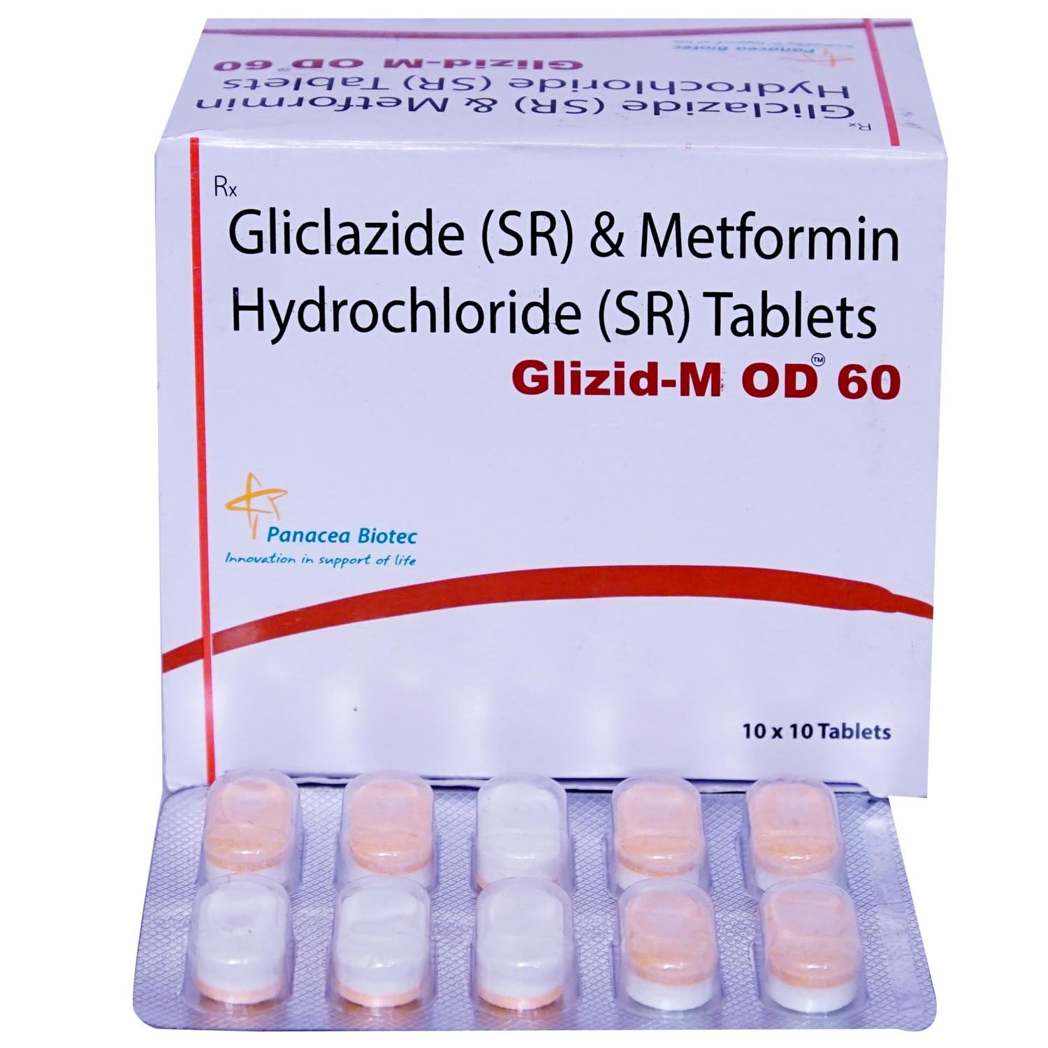 Glizid M OD 60 Tablet 10's, Pack of 10 TABLETS Glizid M OD 60 Tablet 10's, Pack of 10 TABLETS