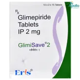 Glimisave 2 Tablet 15's, Pack of 15 TABLETS