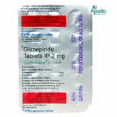 Glimisave 2 Tablet 15's, Pack of 15 TABLETS