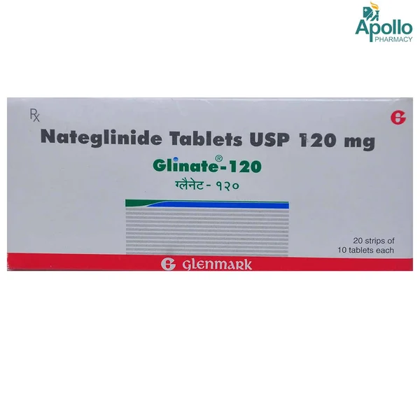 Glinate 120 Tablet 10's, Pack of 10 TABLETS