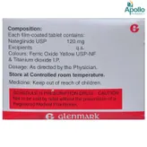 Glinate 120 Tablet 10's, Pack of 10 TABLETS