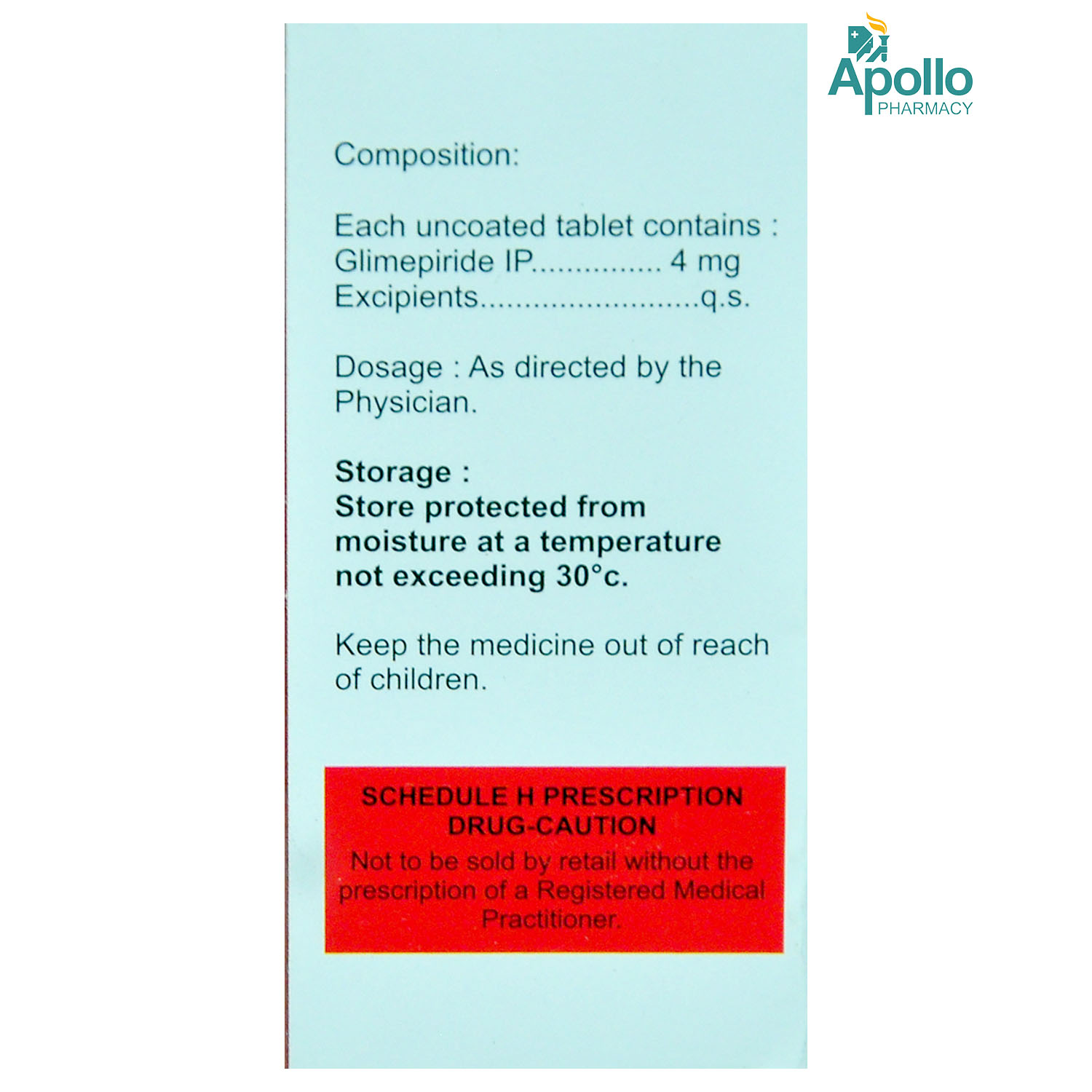 Glimisave 4 Tablet 15's, Pack of 15 TABLETS Glimisave 4 Tablet 15's, Pack of 15 TABLETS