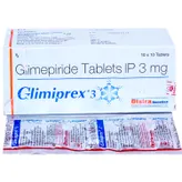 Glimiprex 3 Tablet 10's, Pack of 10 TabletS
