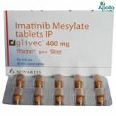 Glivec 400 mg Tablet 10's, Pack of 10 TABLETS
