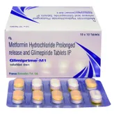 Glimiprime-M1 Tablet 10's, Pack of 10 TABLETS