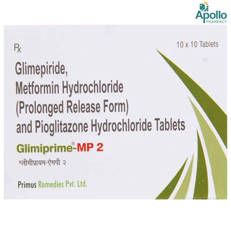 Glimiprime-MP 2 Tablet 10's