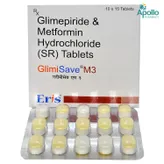 Glimisave M3 Tablet'15, Pack of 15 TABLETS
