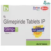 Glimp-1 Tablet 10's, Pack of 10 TABLETS